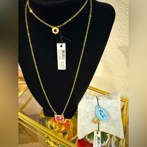 Marc by Marc Jacob’s long Square Logo Chain & Adjustable Bracelet